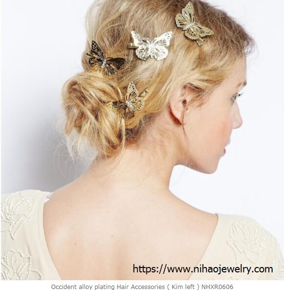 Occident alloy plating Hair Accessories