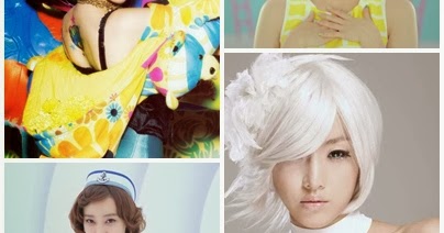 Vaniez Blog Warna  Warni  Rambut  Pendek Idol Cantik Korea 