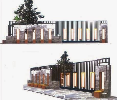 Gambar Contoh Desain Bentuk Pagar Rumah Minimalis  Rumah 