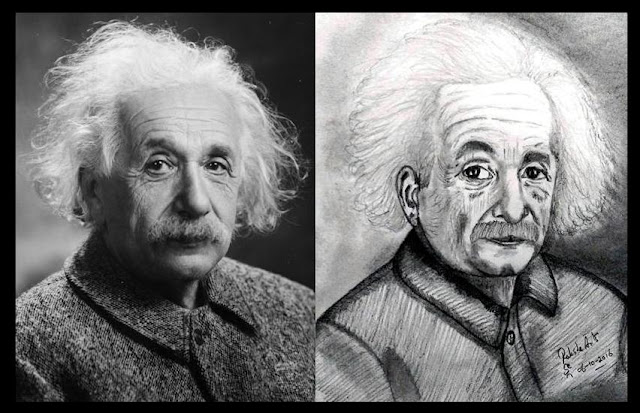 PENCIL DRAWING - Albert Einstein