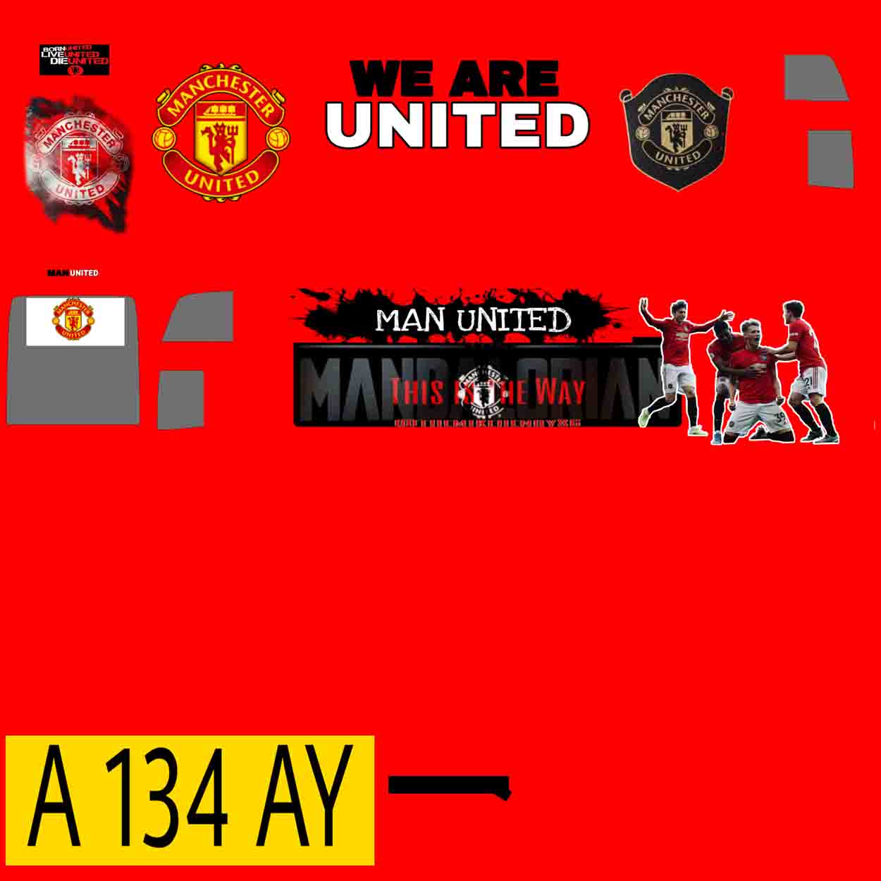 mod bussid manchester united