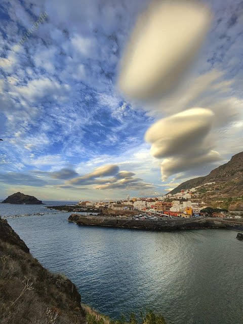 La magia de los cielos de Garachico después de la tormenta Óscar