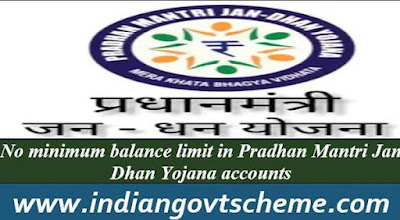 Pradhan Mantri Jan Dhan Yojana accounts