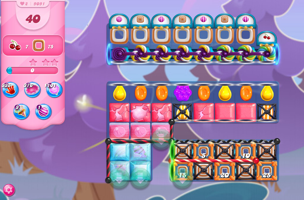 Candy Crush Saga level 9091