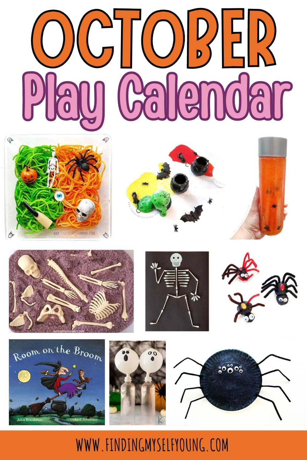 october play calendar ideas