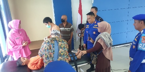 Menyambut HUT Polairud Ke-72, Ditpolairud Polda Banten Adakan Donor Darah dan Sunatan Massal