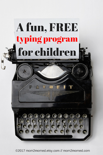 Mom2MomEd: A fun, FREE typing program for children