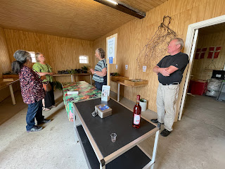 Lotte and Carol with Ole and Rita Carlsen at their country store