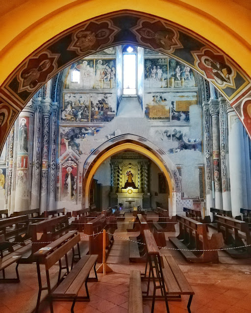 The interior of the Basilica of St. Catherine of Alexandria in Galatina