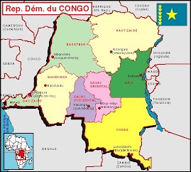 Carte de La Rep Dem du CONGO Kinshasa
