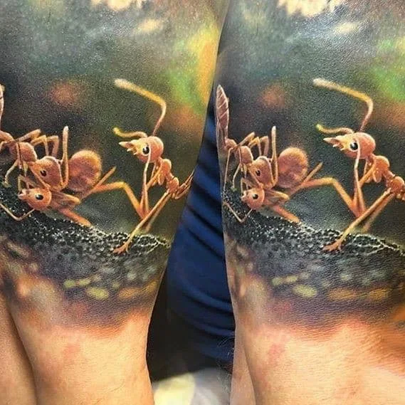 Tatuajes de Hormigas y su significado misterioso