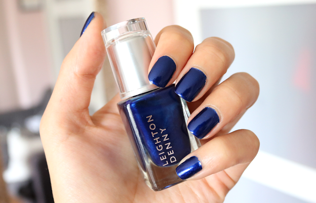 Leighton Denny Nail Polish in Inkjet review swatches