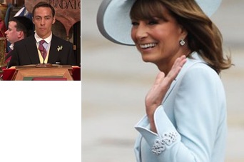 View Carol Middleton and James Middleton