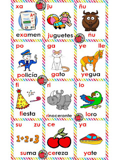 LOTERÍA DE SÍLABAS PDF