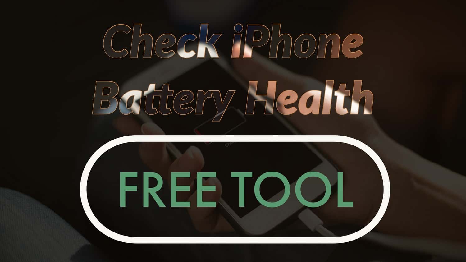 Feel slowdown on your iPhone or is it bit lag than before? If it is so then it's time to check your iPhone's battery health status now - iPhone battery test