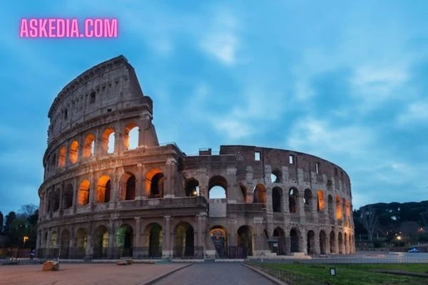 الكولوسيوم Colosseum - روما - إيطاليا ( أكبر مدرج تم بناؤه على الإطلاق - تم استخدام الكولوسيوم في مسابقات المصارعة والنظارات العامة في روما القديمة )