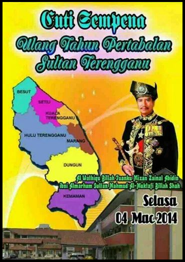 Hari Pertabalan Sultan Terengganu 2019 Lertyi