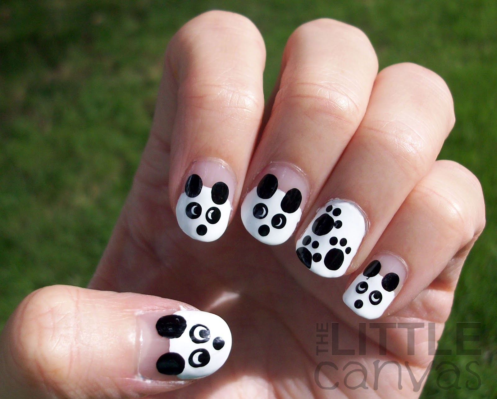 31 Day Challenge - Day 8 - Black and White - Pandas! - The Little Canvas