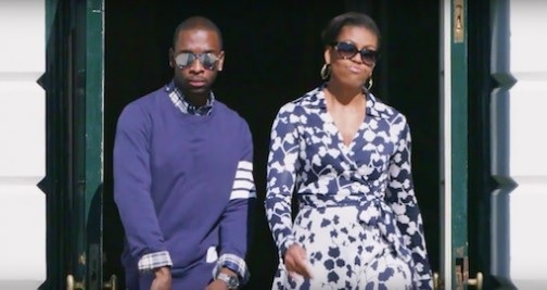Michelle Obama raps in smashing new single