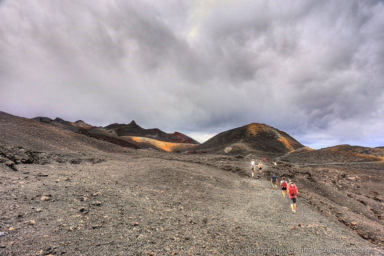 Wanderung auf dem Sierra Negra Vulkan, Insel Isabela, Galapagos