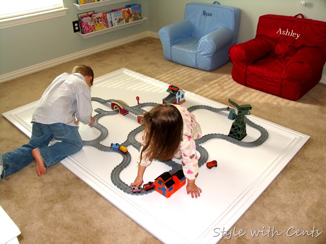 Creating an Inexpensive Playroom from Style with Cents www.stylewithcents.blogspot.com 8