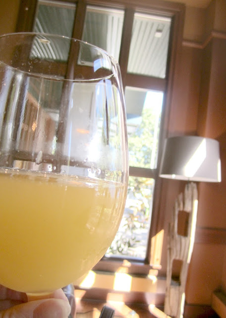 Mimosas for brunch at Three Degrees Portland, Oregon 