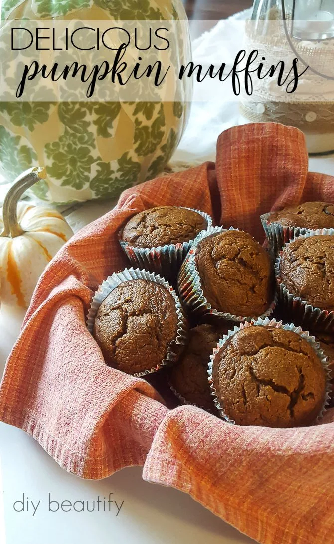 Pumpkin Gingerbread Muffins | diy beautify