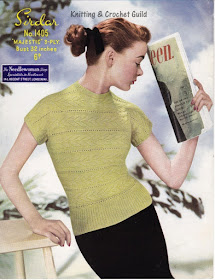 1950s vintage knitting pattern; Sirdar