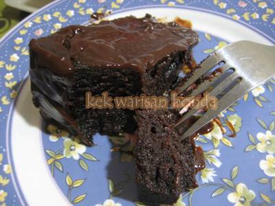Kek Warisan Bonda: Tepung Kek Coklat Lembab