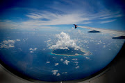 The View of Andaman and Nicobar Islands From Plane (arial view of andaman islands)