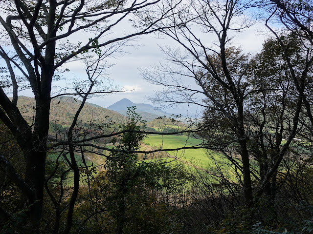 香取の山道からの眺望