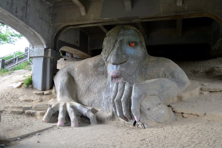 Главный троль страны, Фремонт, Сиэтл (The Fremont Troll, Seattle, Washington)