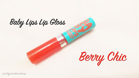 Baby lips lip gloss in berry chic swatches and review