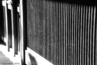 The facade of a house, at Gion, in Kyoto