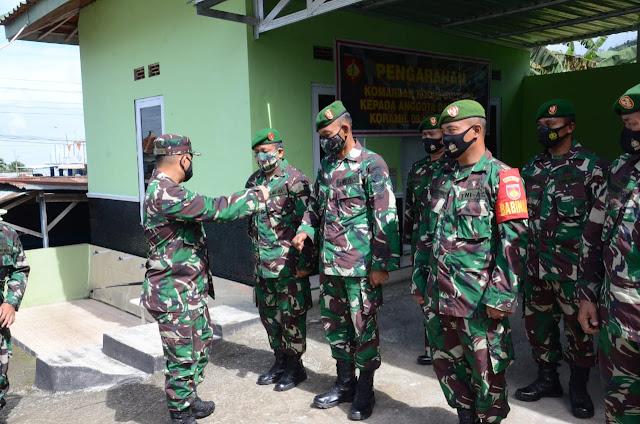 Kunker : Dandim Karanganyar Tekankan Babinsa Waspadi Bencana Alam