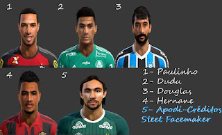 Facepack Brasileirão V1 Pes 2013 By Danillo-Sillva