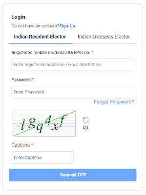 ECI Official Website Voter Id