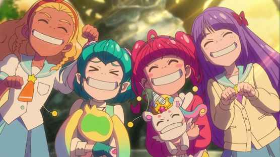 Grupo de Star Twinkle. Pero sin Uni