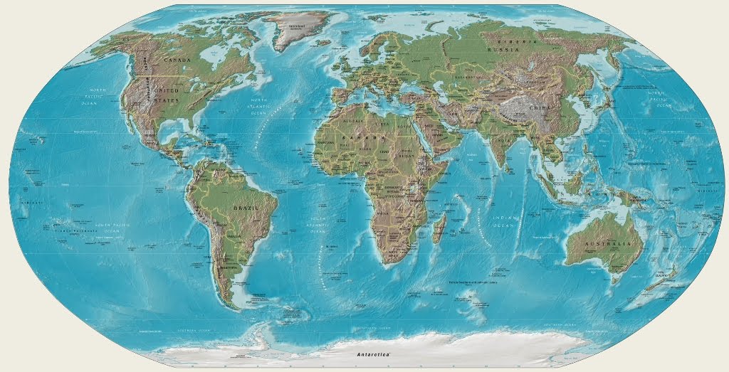 mapa mundi. MAPA MUNDI-OCÉANOS Y