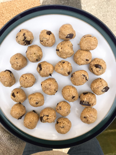 Peanut butter cookie dough balls [vegan!], imogen molly blog, www.imogenmolly.co.uk