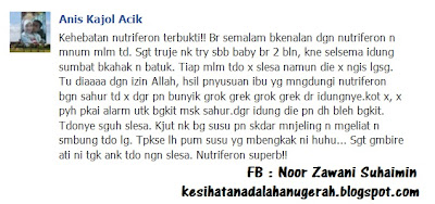 testimoni nutriferon