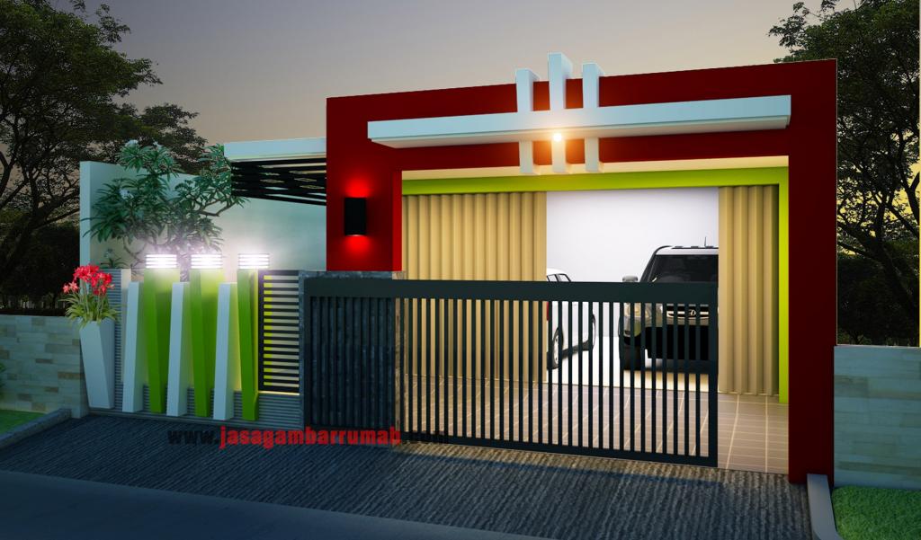  Keramik  Model Garasi  Minimalis  Rumah 