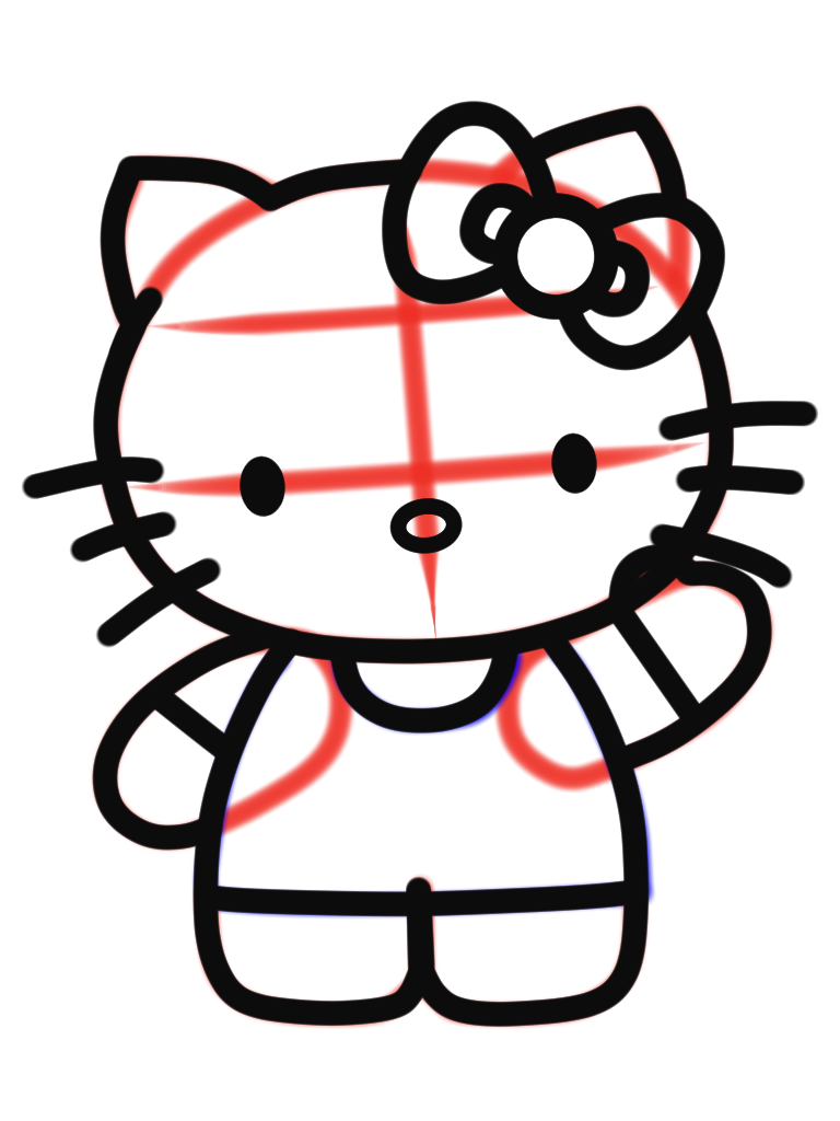 Cara Menggambar Hello Kitty Dengan Mudah 9KomiK