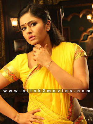 Poonam Bajwa Hot Yellow Saree Stills