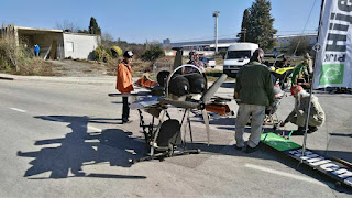 Tradicionalna utrka karića s kotačima od čeličnih kugličnih ležajeva, održana u Puli 17.02.2019.