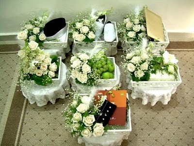 12 Contoh Hantaran Tunang dan kahwin Gubahan Cantik