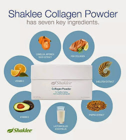 Bahan-bahan asas collagen powder shaklee