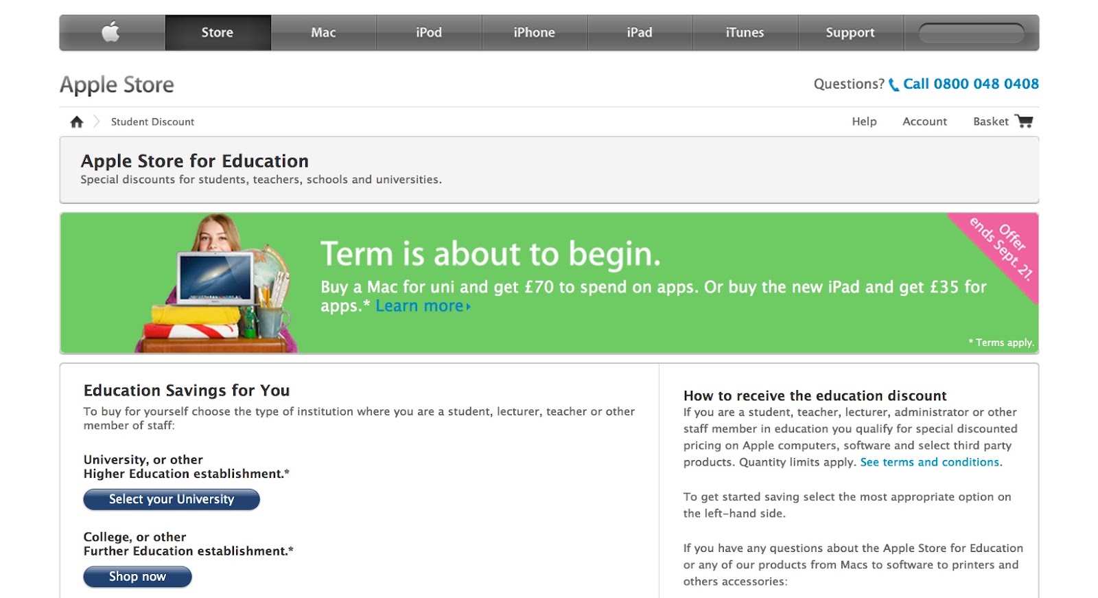 Check this out for more info on Apple Education Pricing UK .