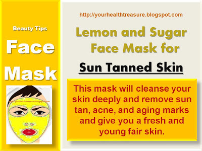 Tan removal face mask at home