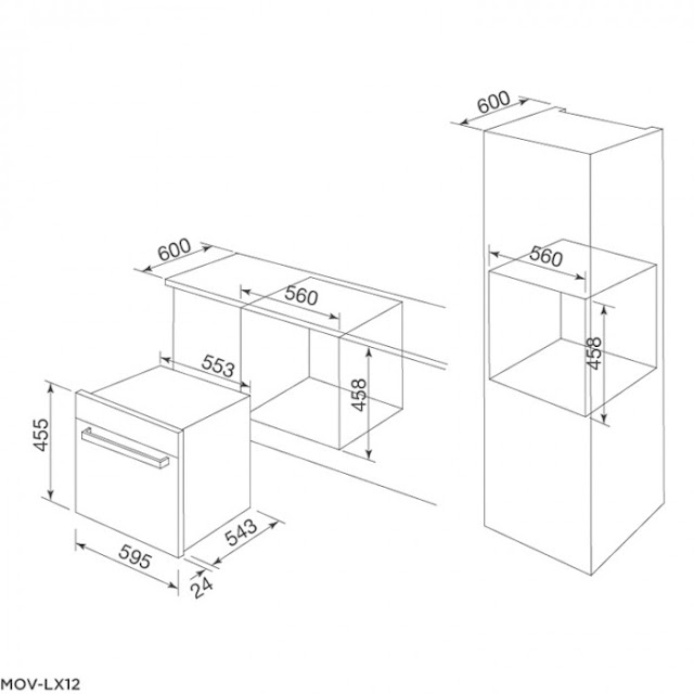 Lò nướng Malloca MOV-LX12